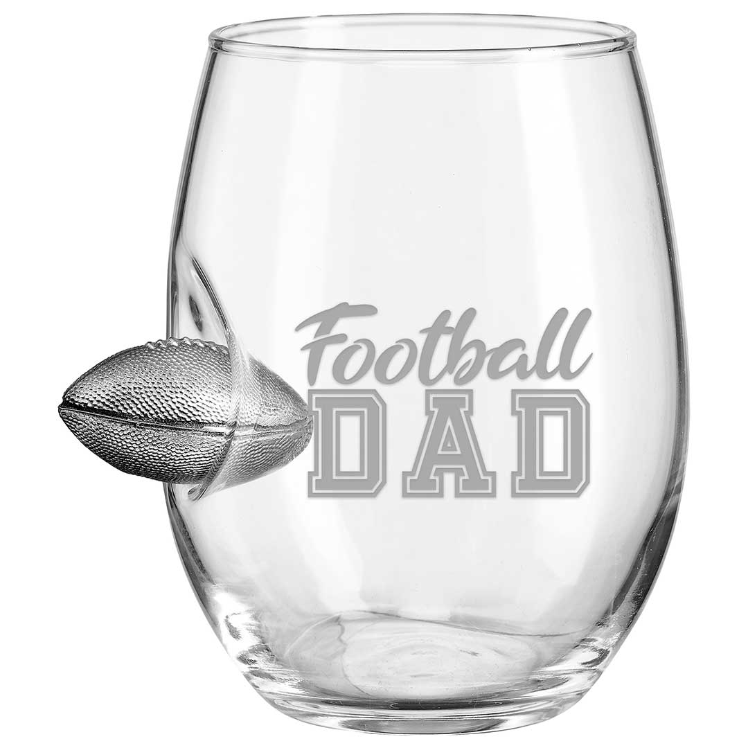 Collection of BenShot "Football Mom" Glasses in a gallery layout